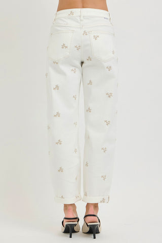 The Gracelyn Floral Risen Jeans