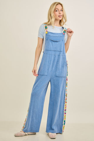 Golden Coast Patch Overalls - BLUE PREORDER 2 WEEK