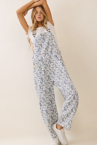 The Molly Floral Overalls
