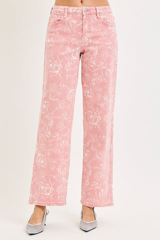 The Pink Blossom Jeans (RISEN)