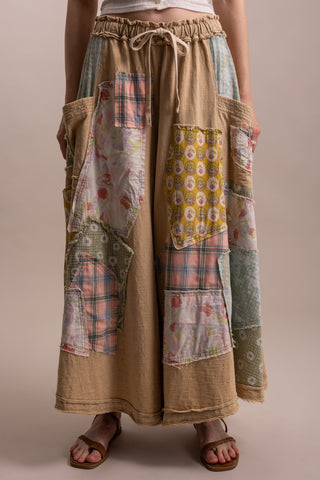 Maple Rose Patch Pants