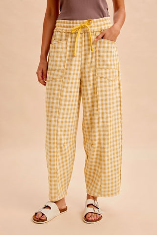 The Anna Barrel Pants - YELLOW