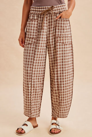 The Anna Barrel Pants - MOCHA