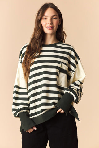 The Miranda Pullover - OLIVE
