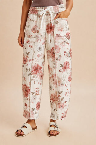 The Alondra Printed Barrels - CREAM FLORAL