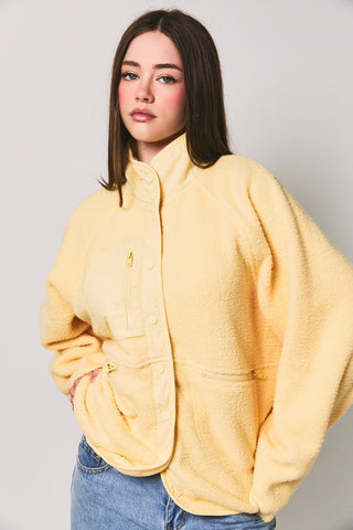 The Sweet Cinnamon Sherpa - BUTTER YELLOW