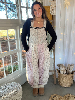 The Oasis Floral Overalls