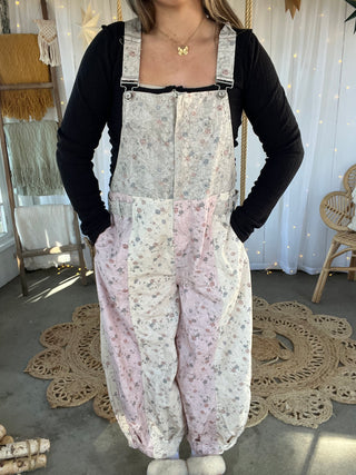 The Oasis Floral Overalls