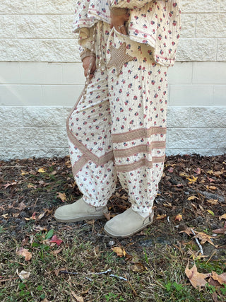 The Marigold Joggers - BUTTERCREAM