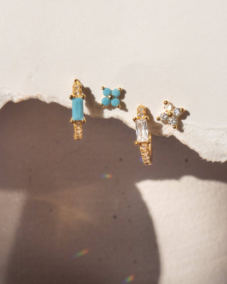Raye Studs | Turquoise