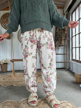 Forever Young Floral Joggers