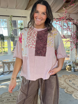 Wildflower Patchwork Top