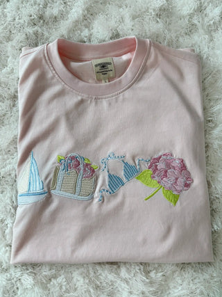 Old Harbor Embroidered Tee