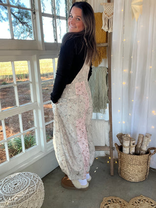 The Oasis Floral Overalls