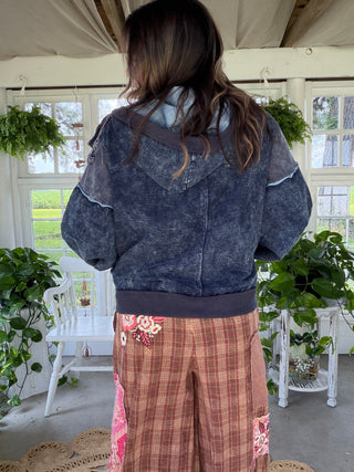 The Beachy Bow Hoodie - NAVY