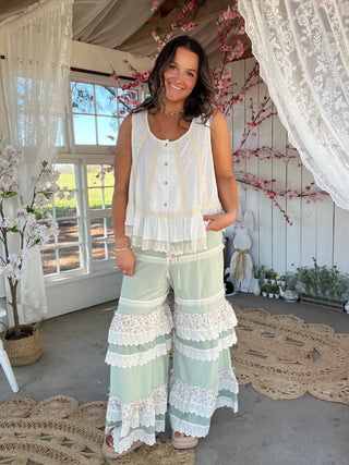 The Bloom Harmony Ruffle Pants