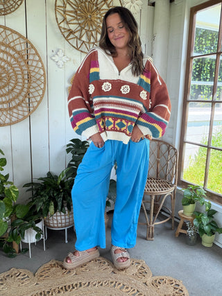 The Eva Pullover - RUST