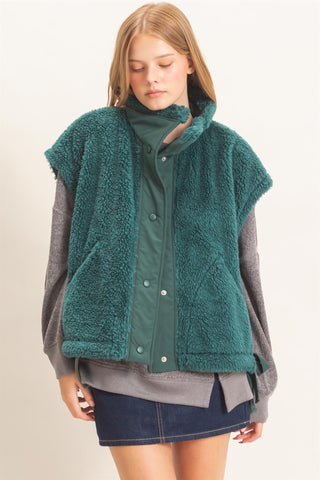 The Giving Thanks Sherpa Vest (ALL COLORS)