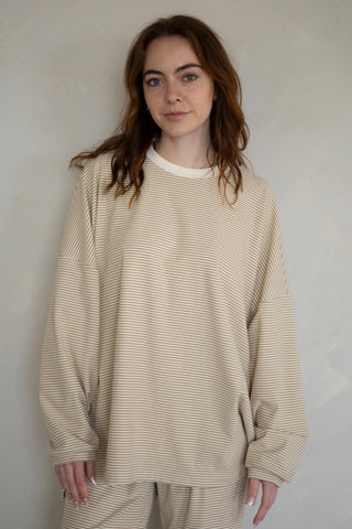 THINGS IN BETWEEN - DANI TOP -  TBT13927 - BEIGE