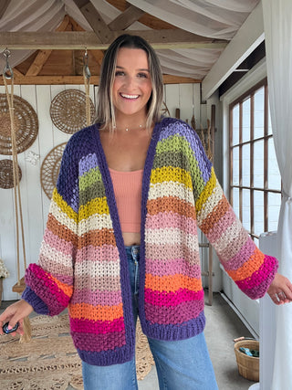 The Happy Dayz Cardigan - RAINBOW