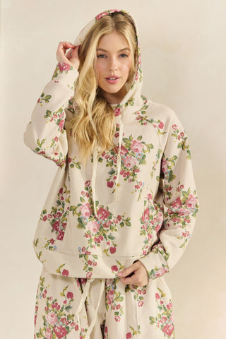The Forever Young Floral Hoodie