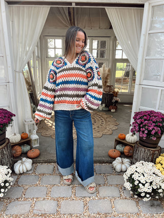 The Harvest Hug Crochet Sweater