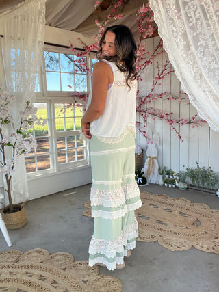 The Bloom Harmony Ruffle Pants