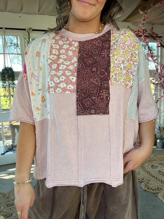 Wildflower Patchwork Top