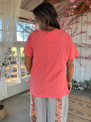 Sunset Tee - CORAL