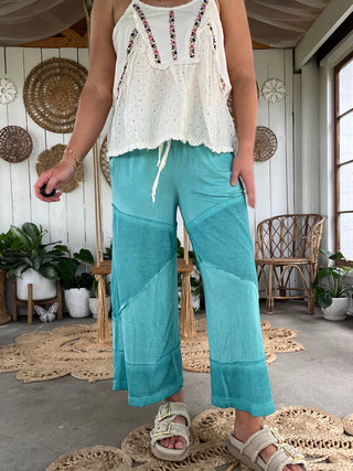 Beach Stroll Pants - AQUA