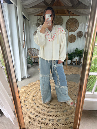 The Peony Quarter Zip