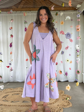 The Boardwalk Breeze Overalls - PURPLE PREORDER 1 WEEK