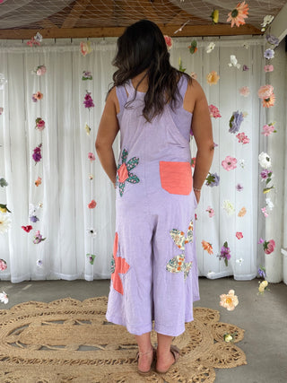 The Boardwalk Breeze Overalls - PURPLE PREORDER 1 WEEK