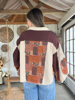 The Still Season Shacket - BROWN