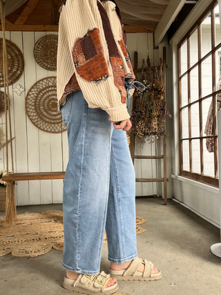 The Tina Vervet Risen Barrel Jeans