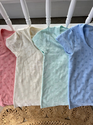 Everyday Eyelet Top