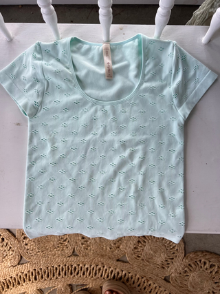 Everyday Eyelet Top