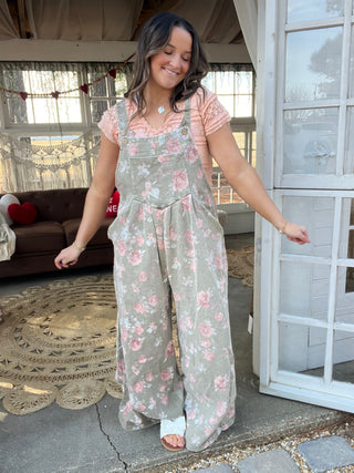 Fern & Flower Overalls