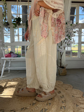 The Coastal Calm Patchwork Pants