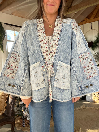 The Poetic Charm Floral Kimono