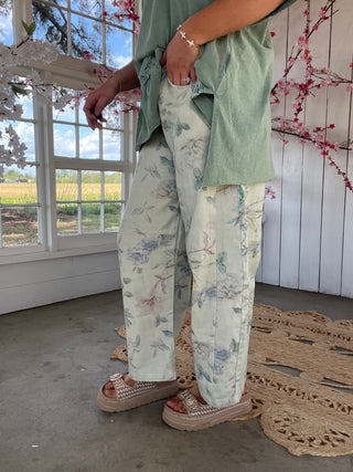 Meadow Daze Barrel Jeans