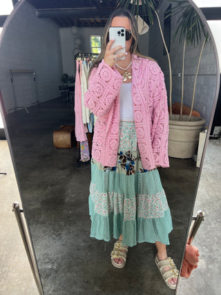 Airloom Petals Maxi Skirt
