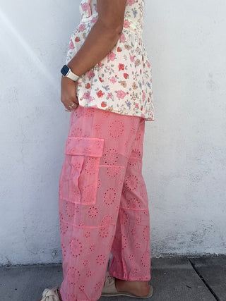 Eyelet Breeze Cargos