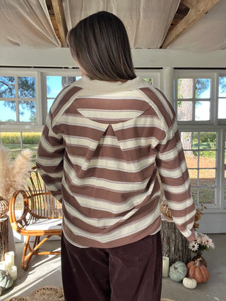 The Maple Pumpkin Polo Top