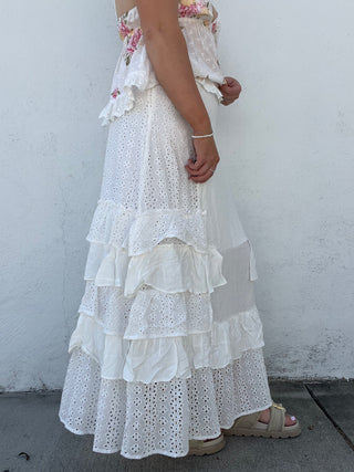 Lace Garden Maxi Skirt