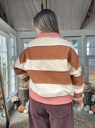 The Oxford Pines Pullover - PINK