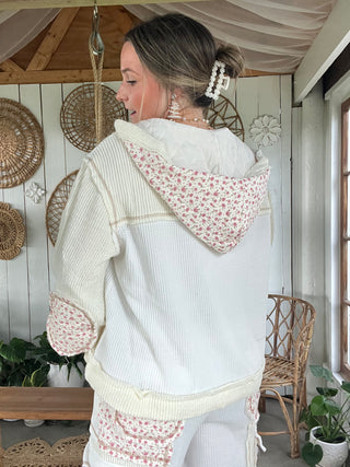 The June Jacket - CREAM FLORAL