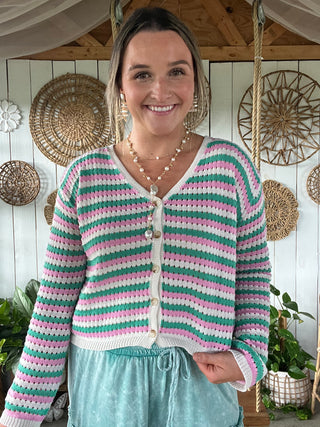 The Hibiscus Knit Cardigan