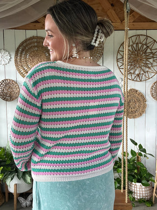 The Hibiscus Knit Cardigan
