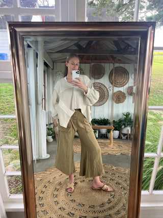 Cinnamon Stroll Top - CREAM